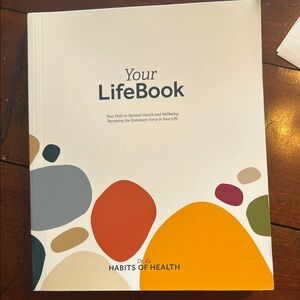 Your LifeBook Habits of Health Workbook - White with Colorful Shapes